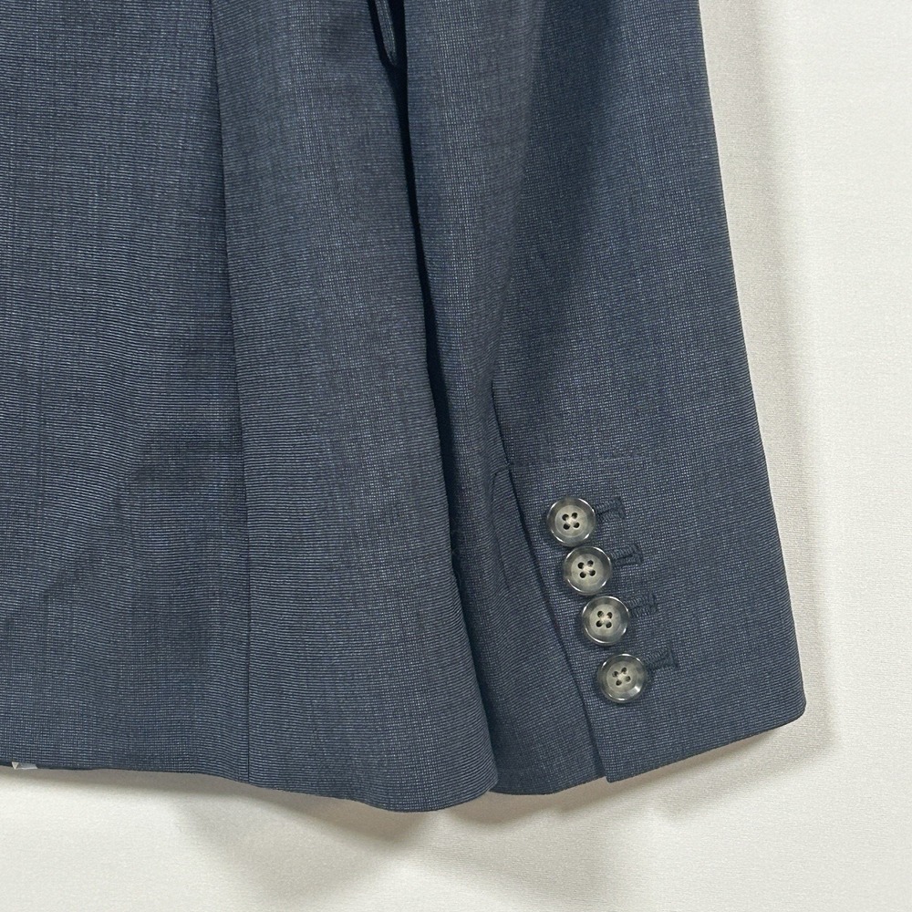 Banana Republic Wool Blazer Women's Preppy Business Casual Jacket Blue Size 6 - Picture 7 of 8